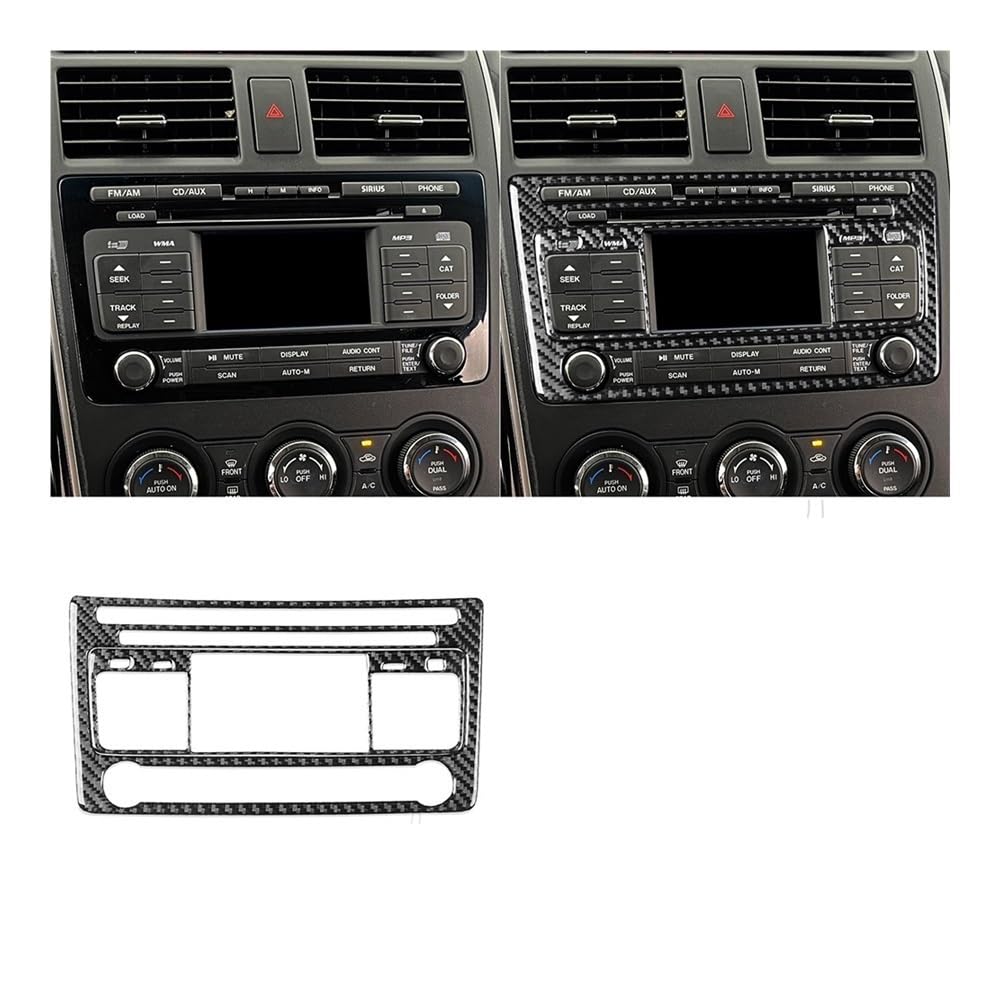 Auto Aufkleber Für Mazda Für CX9 2010 2011 2012 2013 2014 2015 Dashboard Navigation Rahmen Abdeckung Aufkleber Auto Innen Auto Styling Zierleisten von JMORCO