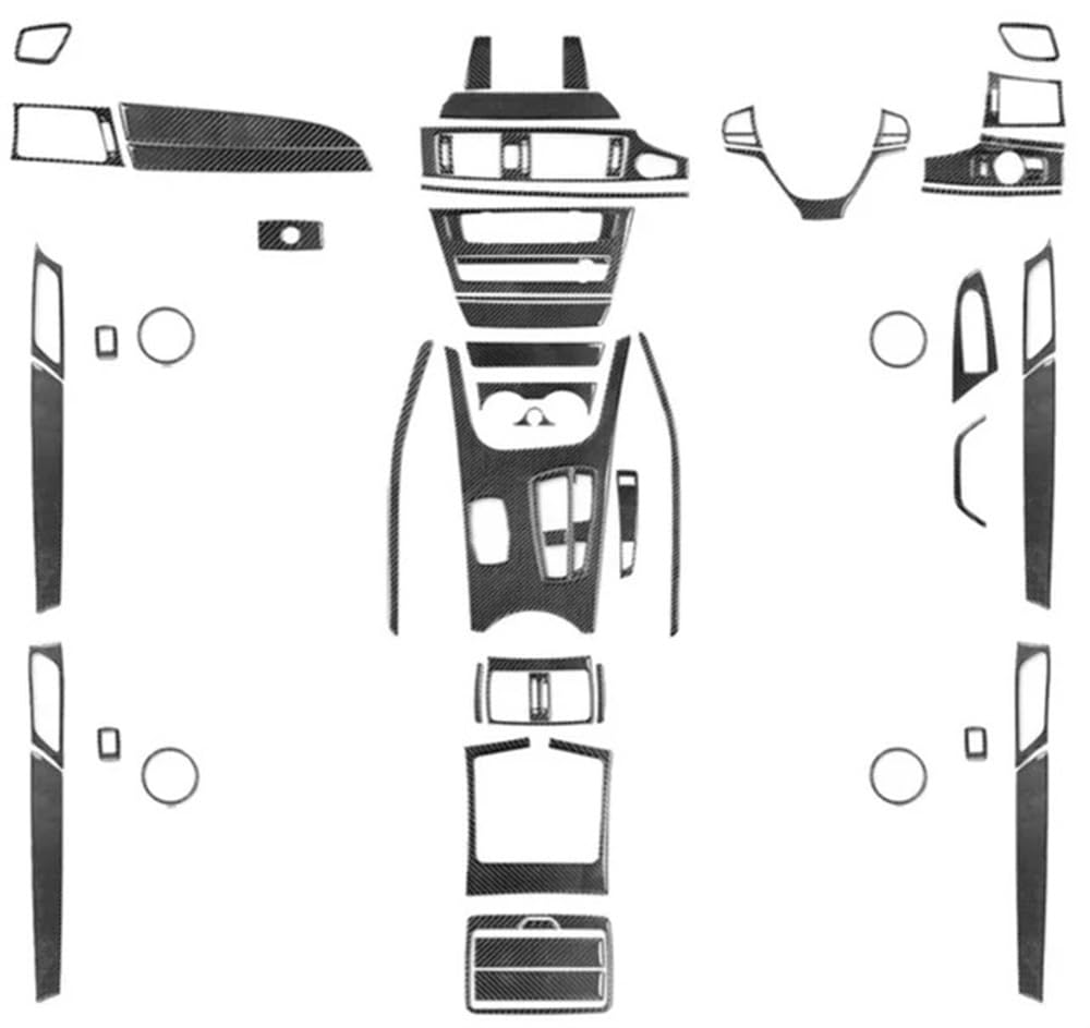 Auto Aufkleber Für X3 F25 X4 F26 2014 2015 2016 2017 Aufkleber-Kits, Komplettes Set, Zierleisten, Auto-Innenverkleidung, Zubehör Auto Styling Zierleisten von JMORCO