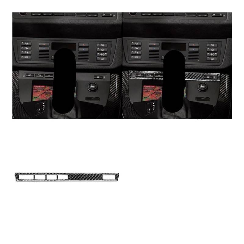 Auto Aufkleber Für X5 Für E53 2000 2001 2002 2003 2004 2005 2006 Center Dashboard Set Kit Trim Abdeckung Tuning Aufkleber Innen Auto Styling Zierleisten von JMORCO