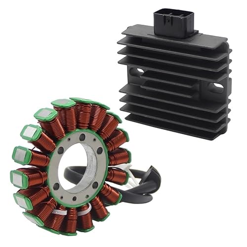 JMORCO Spannungsgleichrichter Motorrad Magneto Stator Spule + Spannungsreglergleichrichter Für YA&MAHA YZF R6 R6R RaceBase 2C0-81410-00 2C0-81410-01 4XY-8196000 von JMORCO