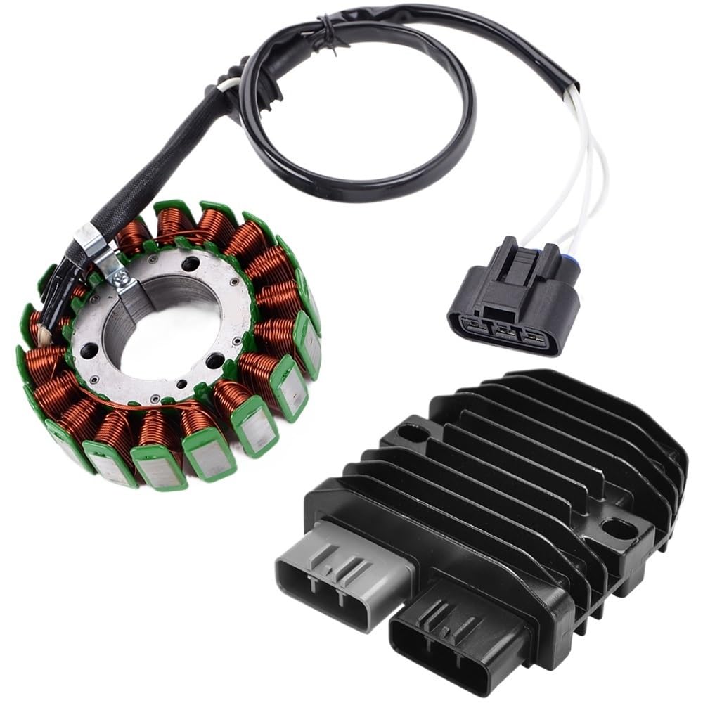 JMORCO Spannungsgleichrichter Motorrad Stator Spule + Spannungsreglergleichrichter Für B&enelli BJ600GS-A BN600 TNT600 TNT BN BJ 600 600GS-A von JMORCO