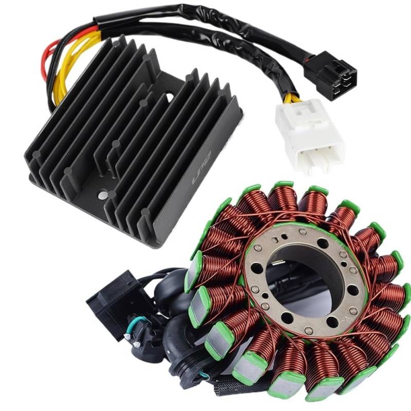 JMORCO Spannungsgleichrichter Motorrad Stator Spule + Spannungsreglergleichrichter Für Tr&iumph Daytona 675 675R VIN 564948 2006-2020 2019 2018 2017 2016 2015 von JMORCO