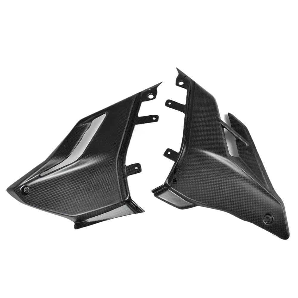 JMORCO Spoiler Flügel Motorrad Für Du&Cati Für St&reet Für fi&ghter V4 V4S SP 2020-2024 Carbon Fiber Motorrad Unteren Seiten Panels Verkleidung Kits von JMORCO