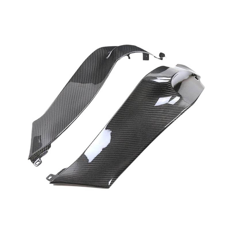 JMORCO Spoiler Flügel Motorrad Motorrad Carbon Fiber Front Kraftstoff Tank Seite Panels Platte Verkleidung Für Ka&wasaki ZX 10R 10RR ZX10RR 2021 2022 2023 von JMORCO