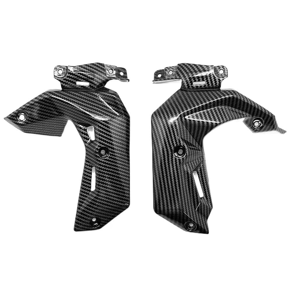 JMORCO Spoiler Flügel Motorrad Motorrad Carbon Fiber Links Rechts Seite Kühler Abdeckung Panel Verkleidung Gugel Für Ka&wasaki Z650 2017 2018 2019 von JMORCO