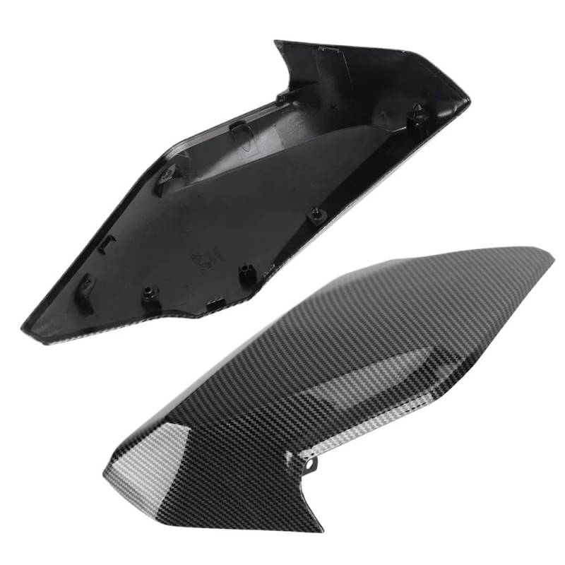 JMORCO Spoiler Flügel Motorrad Motorrad Vorderseite Tank Abdeckung Gas Trim Verkleidung Körper Rahmen Panel Gugel Für Ka&wasaki Z650 2017-2019 Carbon Faser von JMORCO