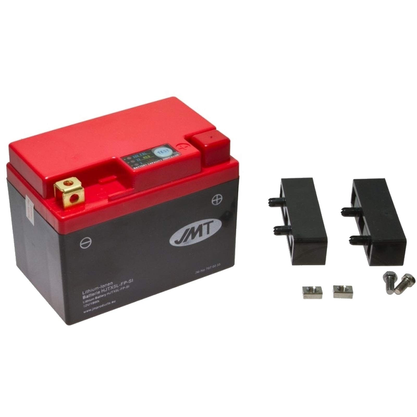 JMT HJTX5L-FP Lithium Motorrad Batterie für FE 350 Baujahr 2014-2016 von JMT