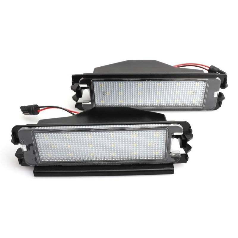 JNCGESW Für Dacia sendero II,2PC Auto Led Lizenz Nummer Platte Licht Stamm Lampe Auto Lichtquelle von JNCGESW