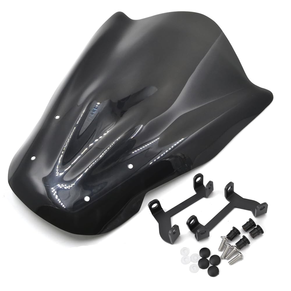 JNCGESW Für Yamaha MT07 FZ07 2013-2017 2014 2015 2016,Windschutzscheibe Windabweiser von JNCGESW