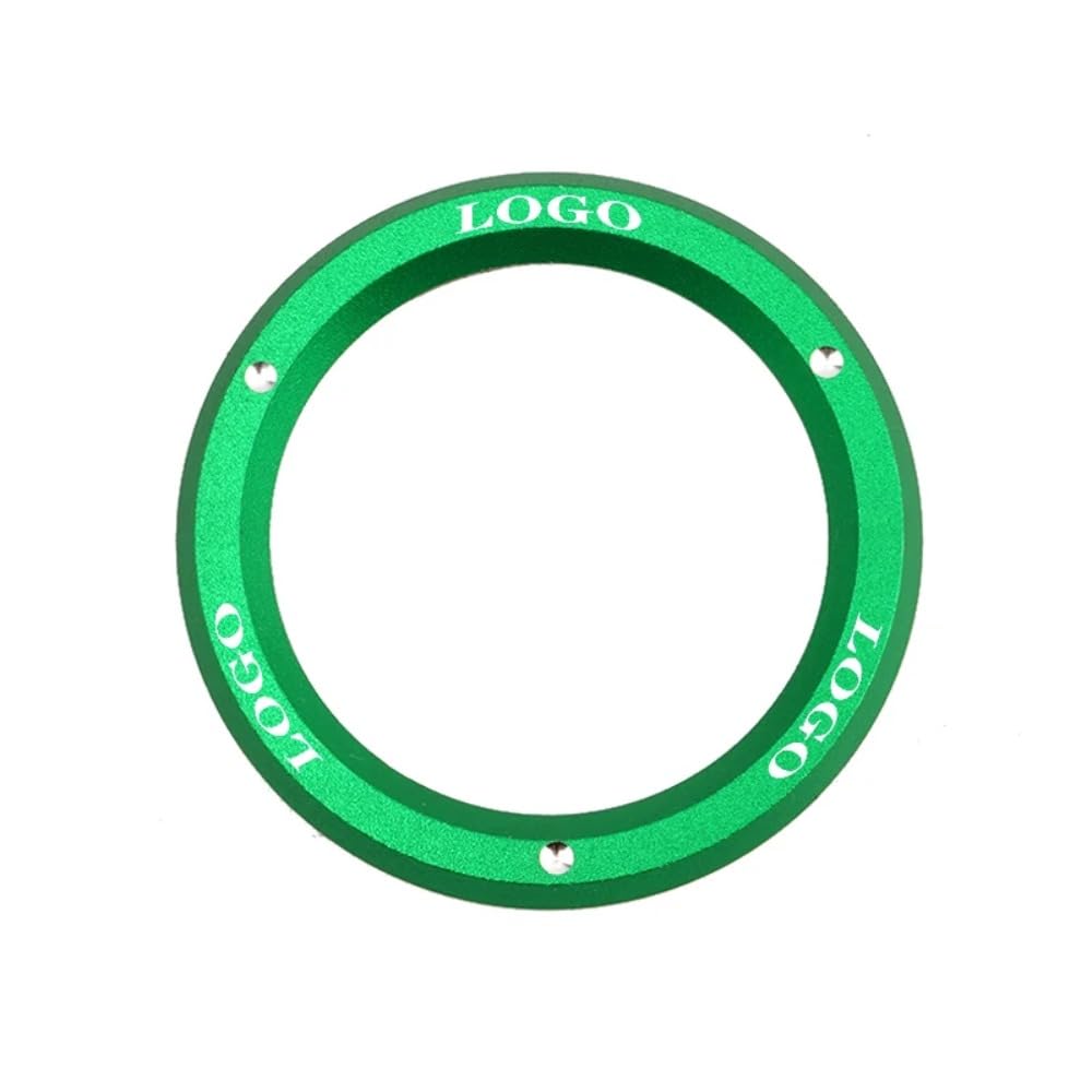 JNCGESW für Kawasaki ER6F ER 6F 2009-2021 (Green) Motorrad-Zündschalter-Abdeckring CNC-Zubehör von JNCGESW