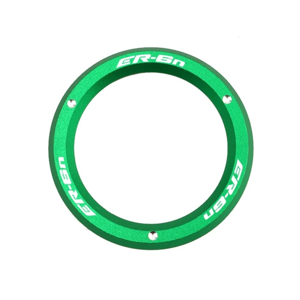 JNCGESW für Kawasaki ER6N ER 6N 2009-2017 2016 2015 2014 2013 2012 2011 10 (Green) CNC-Zubehör Motorrad-Zündschalter-Abdeckring von JNCGESW