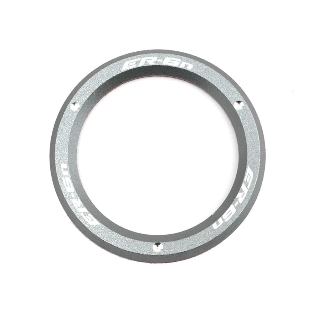 JNCGESW für Kawasaki ER6N ER 6N 2009-2017 2016 2015 2014 2013 2012 2011 10 (Titanium) CNC-Zubehör Motorrad-Zündschalter-Abdeckring von JNCGESW