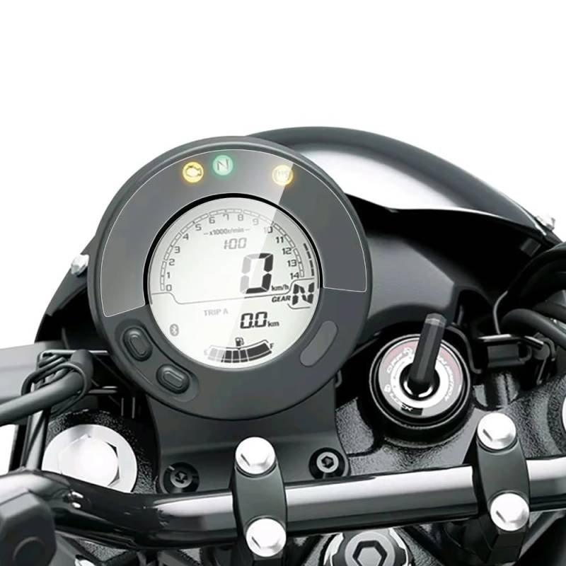 JNCGESW für Kawasaki Eliminator 450 2023-2024,for Eliminator 500 2024,Motorrad-Kratzcluster-Displayschutzfolie, Armaturenbrett-Displayschutzfolie von JNCGESW