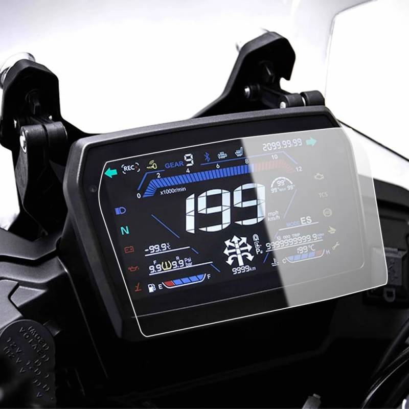 JNCGESW für VOGE 525DSX 2024-,für Tuono V4 2022,Zubehör Scratch Cluster Bildschirm Dashboard Motorrad Schutz Instrument Film von JNCGESW