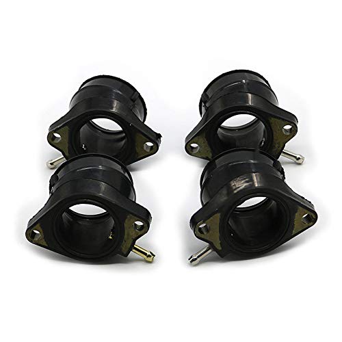 JNCGESW für Yamaha FZS600 1998-2003,4X Motorrad Vergaser Ansaugstutzen Boot Halter Kleber Luft Joint von JNCGESW