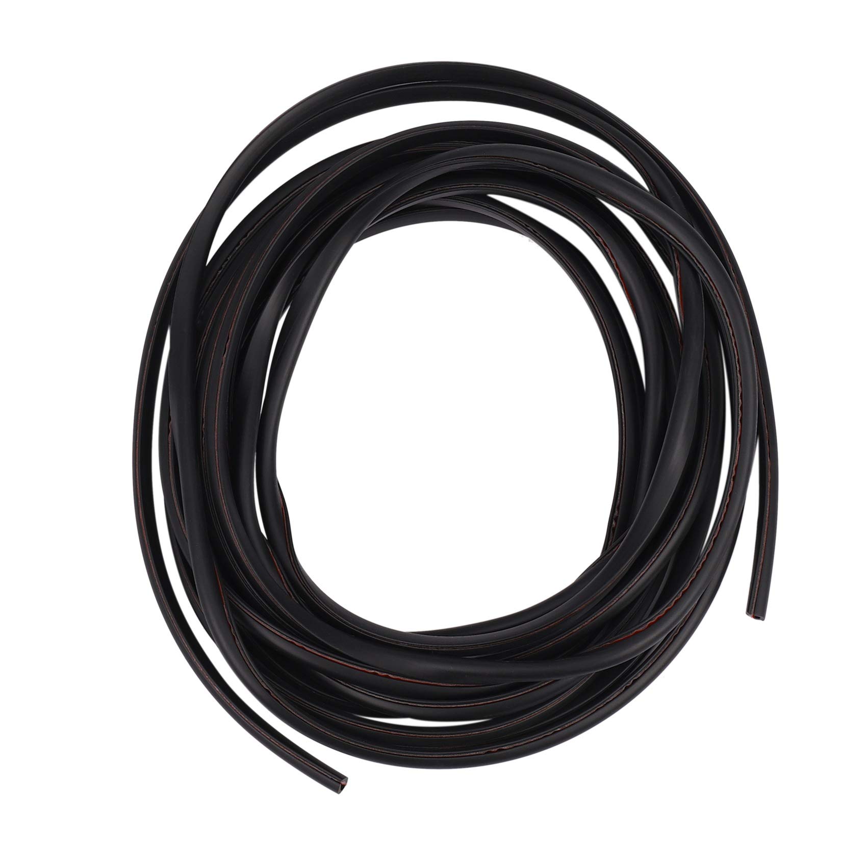 JNJOOD 16FT / 5M Schwarz Moulding Trim Rubber Strip AutotüR Kratzschutz Kantenschutz von JNJOOD