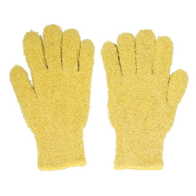 JNNJ 1 Paare Autowaschhandschuhe Finger, Saugstarker Auto Wasch Handschuh, Autowaschhandschuh Aus Ultraweicher Mikrofaser, Für Autowäsche Fensterreinigung(Gelb) von JNNJ