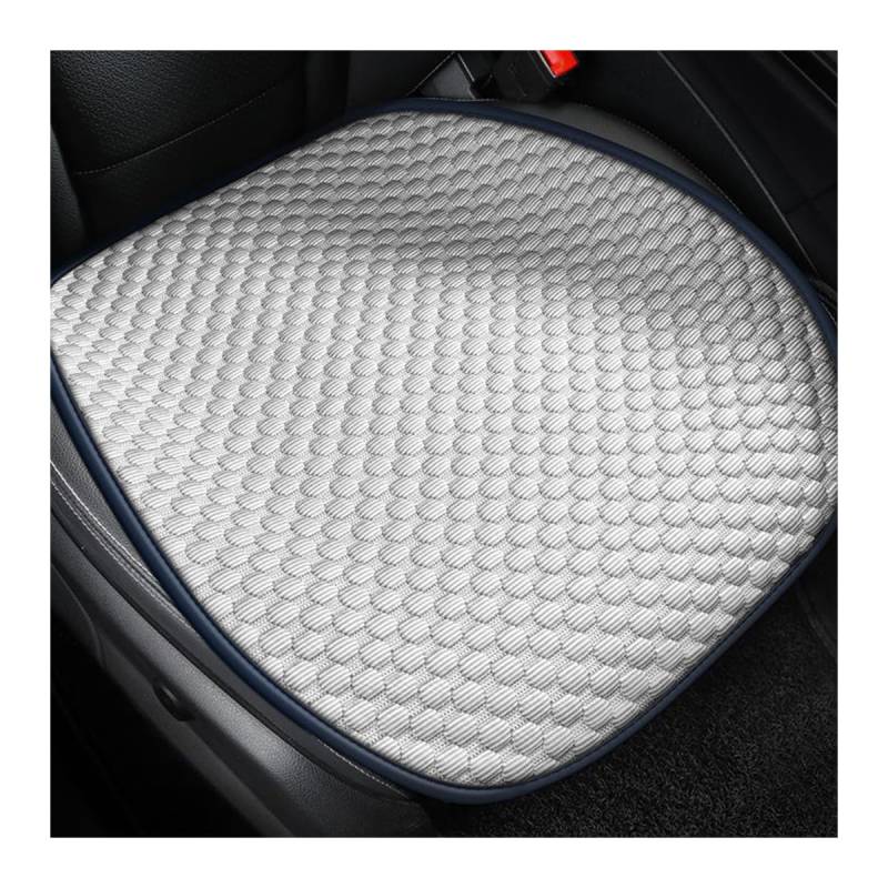 JNNJ 2 Stück Sitzkissen Auto Vordersitze, Auto Sitzauflage Sitzkissen Sitzbezüge Avec Fond Antidérapant, Anti Rutsch Autositzschoner, Für Auto Vordersitz(Beige) von JNNJ