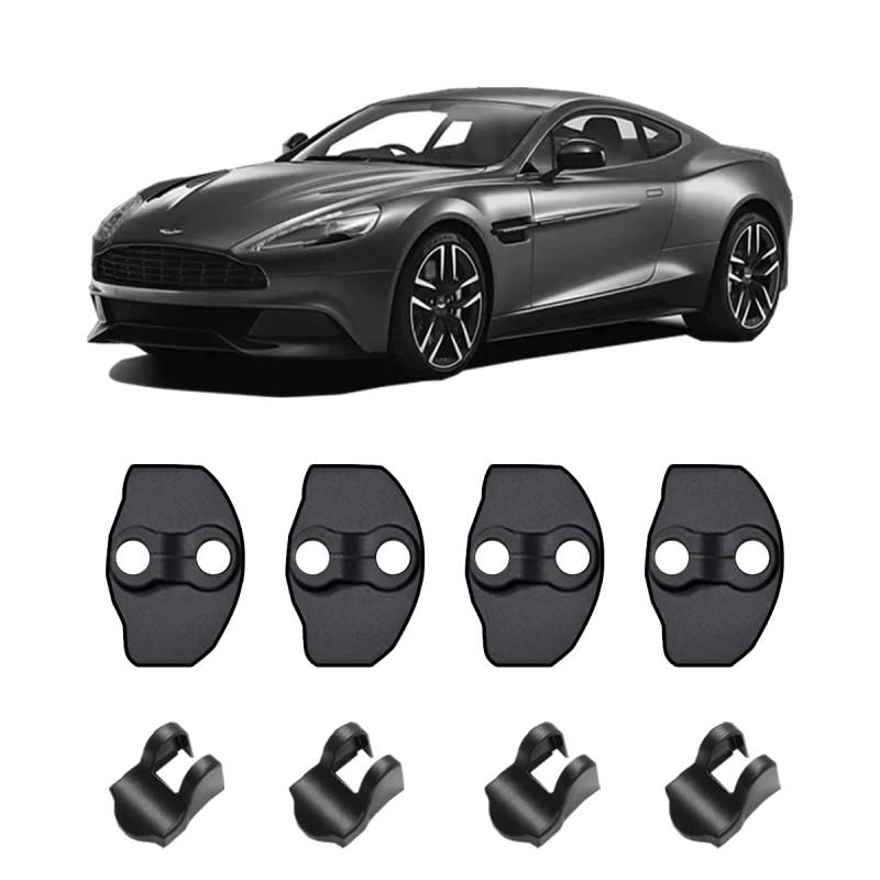 JNNJ 4 Stück Auto Türschlossabdeckung, Türschlossabdeckung für das Model 3, Auto Türschloss Abdeckung für Model Y Model X, Türschlossabdeckung Automotive Zubehör von JNNJ