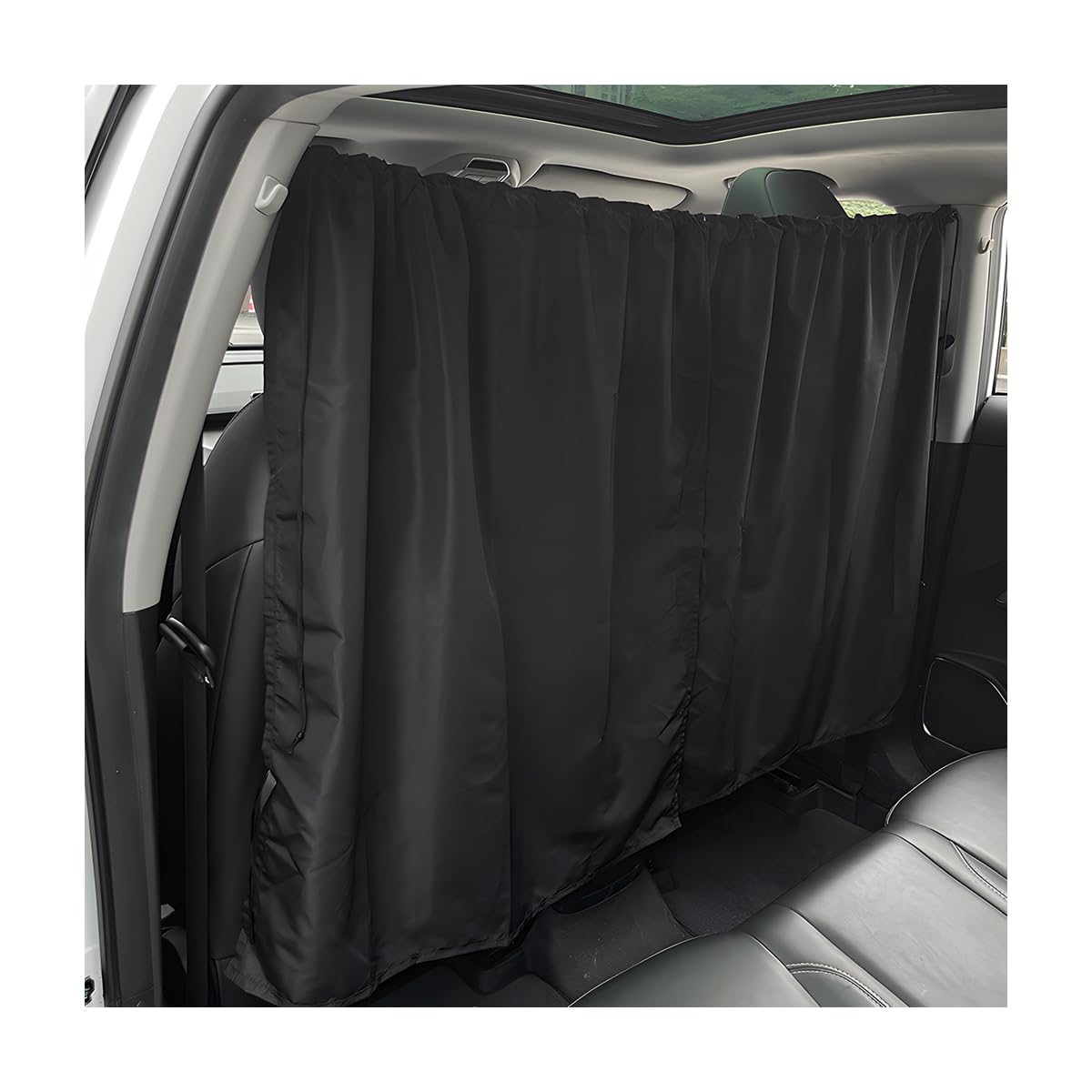 JNNJ Auto Vorhang Abnehmbarer, Auto Sichtschutz Vorhänge, Auto Vorne Hinten Seitenfenste, Autos Trennvorhänge Sonnenschutz, Autos Sichtschutz Blickdicht, Abnehmbare Autos Camping Vorhang(140x80CM) von JNNJ