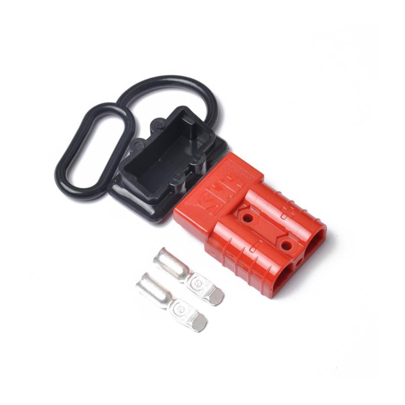 JNNJ Battery Quick Disconnect Plug, 50 A 600 V Battery Connector, 50A Battery Quick Disconnect Plug, 6-12 Gauge Batterie-Schnellverbinder, für Seilwinde Auto Anhänger von JNNJ