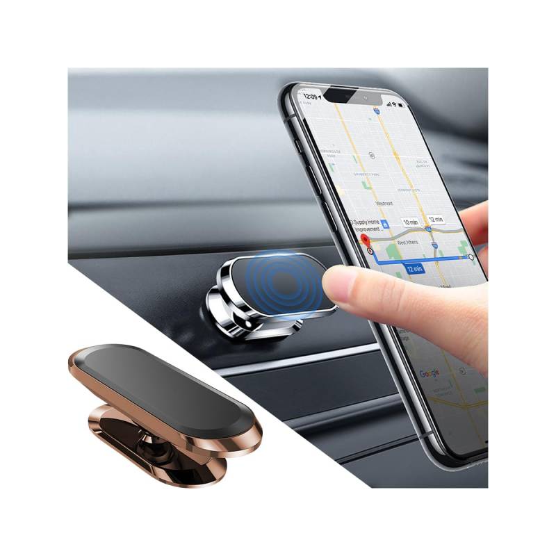 JNNJ Handyhalterung Auto Magnet 360° einstellbar und drehbar, Magnetische Handyhalterung KFZ Handyhalter, Handyhalterung Auto für Autohalterung Universal(Gold) von JNNJ