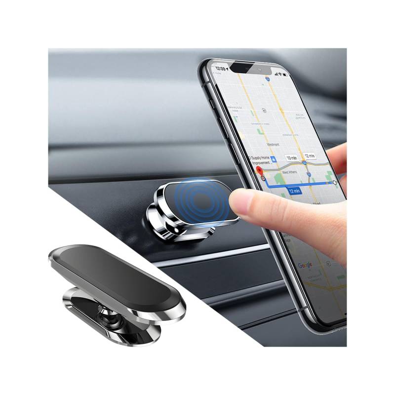 JNNJ Handyhalterung Auto Magnet 360° einstellbar und drehbar, Magnetische Handyhalterung KFZ Handyhalter, Handyhalterung Auto für Autohalterung Universal(Silber) von JNNJ