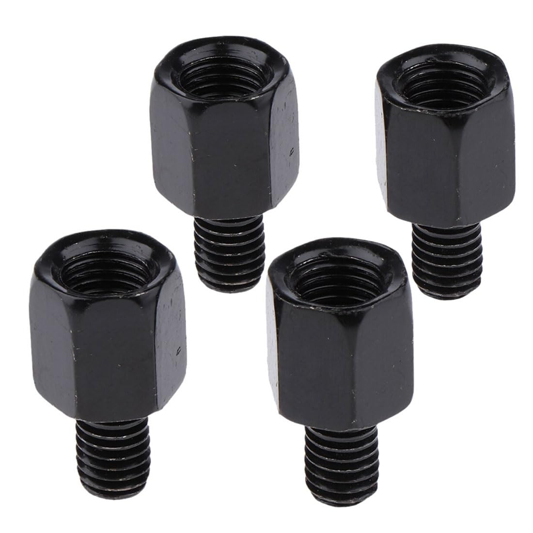 JOCXZI Motorradspiegel Adapter - 4Pcs M10 auf M8, M10 auf M10 Linksgewinde/Rechtsgewinde, Motorrad Rückspiegel Adapter Roller Schrauben für Moped Roller Motorrad Spiegel Adapter Gewinde Adapter von JOCXZI