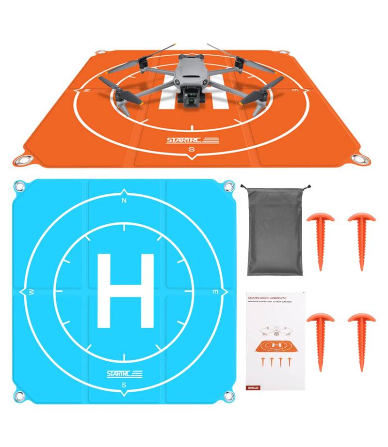 JOFLVA Drohnen Landeplatz, Drone Landing Pad, Wasserdichte Drohnen Landeplatz, Tragbare Universal Landung Pads faltbar, für DJI Mini 3 Pro/DJI Avata Pro/DJI Mini 2/Mavic 3/Mavic Air 2/DJI Air 2S. von JOFLVA