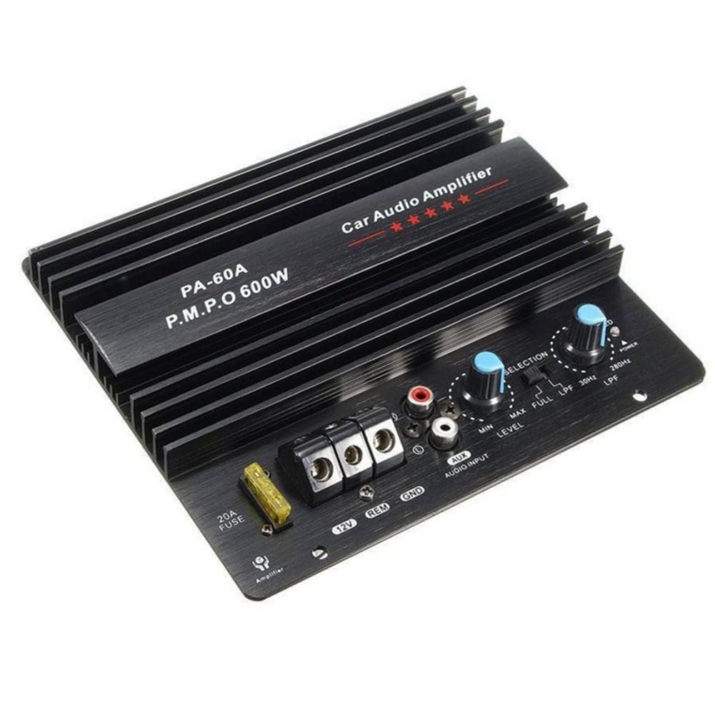 JOFUUM PA-60A12v Auto-Verstärkerplatine Hochleistungs-Audio-Subwoofer 12-V-Verstärker 600 W von JOFUUM