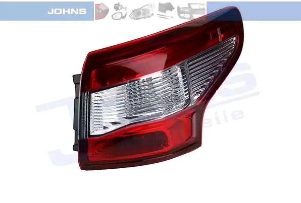 JOHNS Rückleuchte NISSAN 27 48 88-1 265504EA0A Heckleuchte,Rücklicht,Schlussleuchte von JOHNS