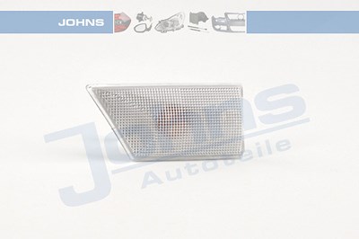 Johns Blinker seitlich weiß mit Lampenträger [Hersteller-Nr. 551621-2] für Opel von JOHNS