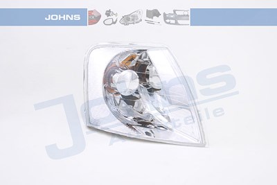 Johns Blinkleuchte vorne weiß, mit Lampenträger [Hersteller-Nr. 954820-5] für VW von JOHNS