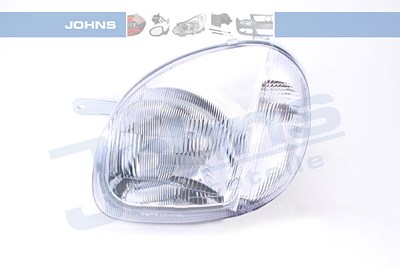 Johns Scheinwerfer H4 Blinker weiß, elektr. LWR [Hersteller-Nr. 390209] für Hyundai von JOHNS