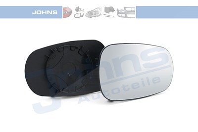 Johns Spiegelglas, Außenspiegel [Hersteller-Nr. 600838-80] für Dacia, Nissan, Renault von JOHNS