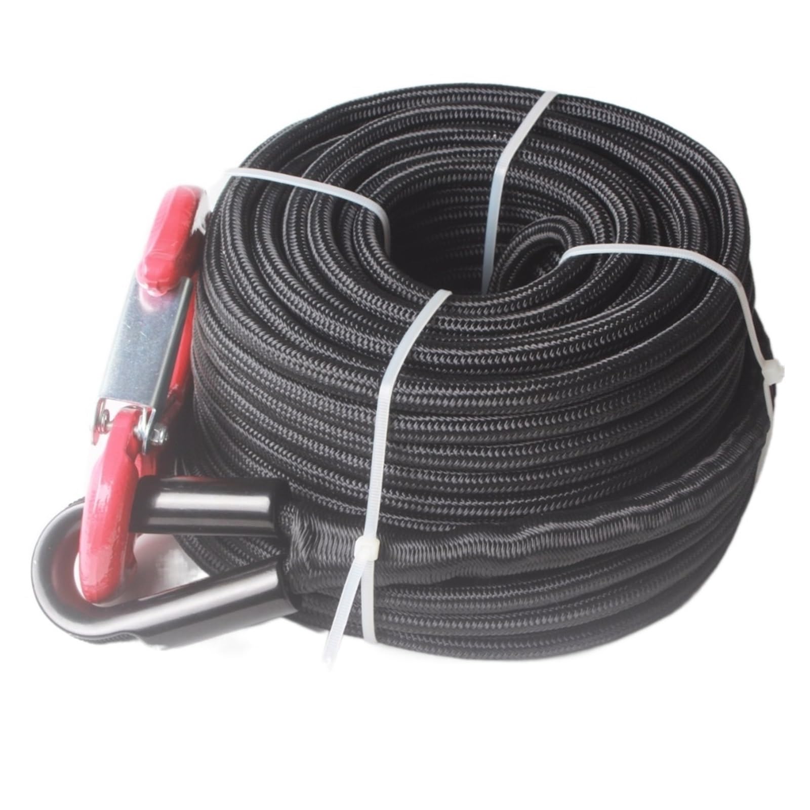 Seilwinde Windenseil, Synthetisches Windenseil, Kabelseil, 12 mm x 30 m, UHMWPE-Kern mit Polyestermantel, Synthetisches Windenschleppseil, doppelt geflochten,für ATV UTV SUV LKW Boot Offroad von JOJIDE