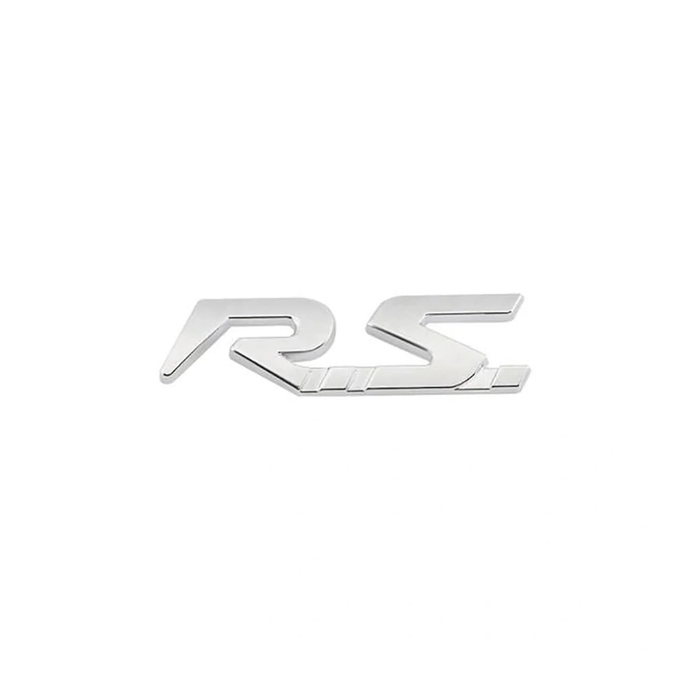 Auto-3D-Metall-RS-GT-Logo-Emblem, Aufkleber für Renault Duster Captur Clio Logan Megane 1 2 3 Koleos Scenic Zoe Arkana (I) von JOJTETTY