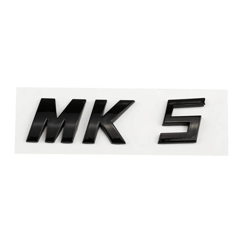 Auto ABS MK5 MK6 MK8 MK7 MK7.5 Kofferraum Logo Aufkleber Emblem Badge Decals für Golf Polo 5 6 7 8 Dekoration Zubehör (A) von JOJTETTY