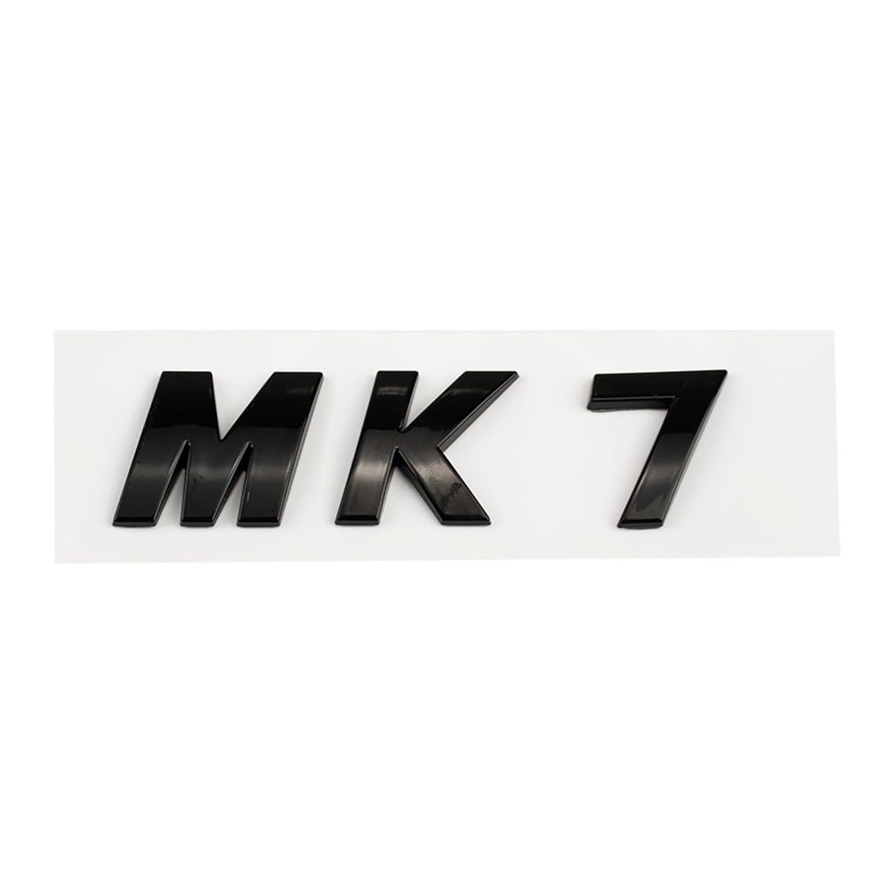 Auto ABS MK5 MK6 MK8 MK7 MK7.5 Kofferraum Logo Aufkleber Emblem Badge Decals für Golf Polo 5 6 7 8 Dekoration Zubehör (E) von JOJTETTY