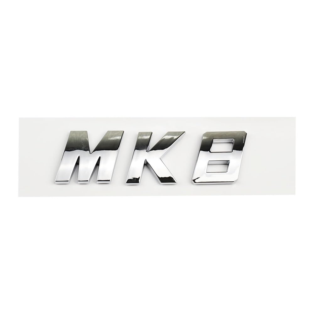 Auto Logo Aufkleber ABS MK5 MK6 MK8 MK7 MK7.5 Kofferraum Logo Aufkleber Golf Polo Abziehbilder 5 6 7 8 Dekorative Zubehör(I) von JOJTETTY