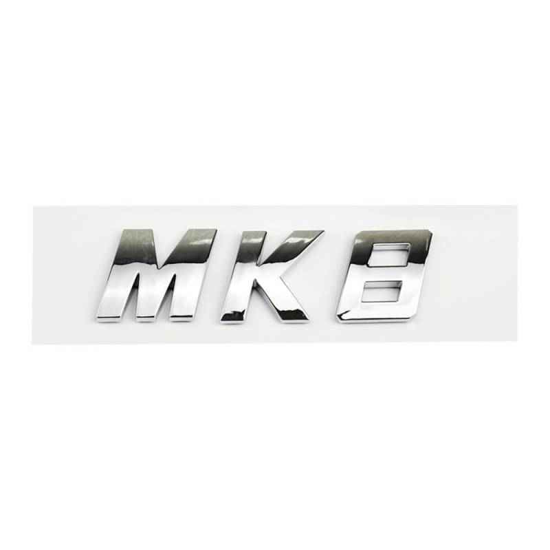 Auto Logo Aufkleber ABS MK5 MK6 MK8 MK7 MK7.5 Kofferraum Logo Aufkleber Golf Polo Abziehbilder 5 6 7 8 Dekorative Zubehör(I) von JOJTETTY