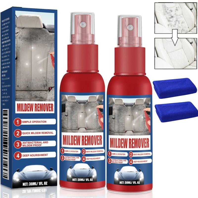 JOKILY Auto Innenreiniger, Auto Schimmel Entferner, Multifunctional Car Foam Cleaner, Auto Schimmel Entferner, Starker Schaum Foam Cleaner für Autoinnenraum, Haus, Leder, Küche von JOKILY