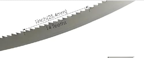 JOLGRDWS 2 stücke 1712 6,35 0,35mm 6 TPI Bandsägeblätter 1712mm Band Sägeblatt(14 TPI) von JOLGRDWS