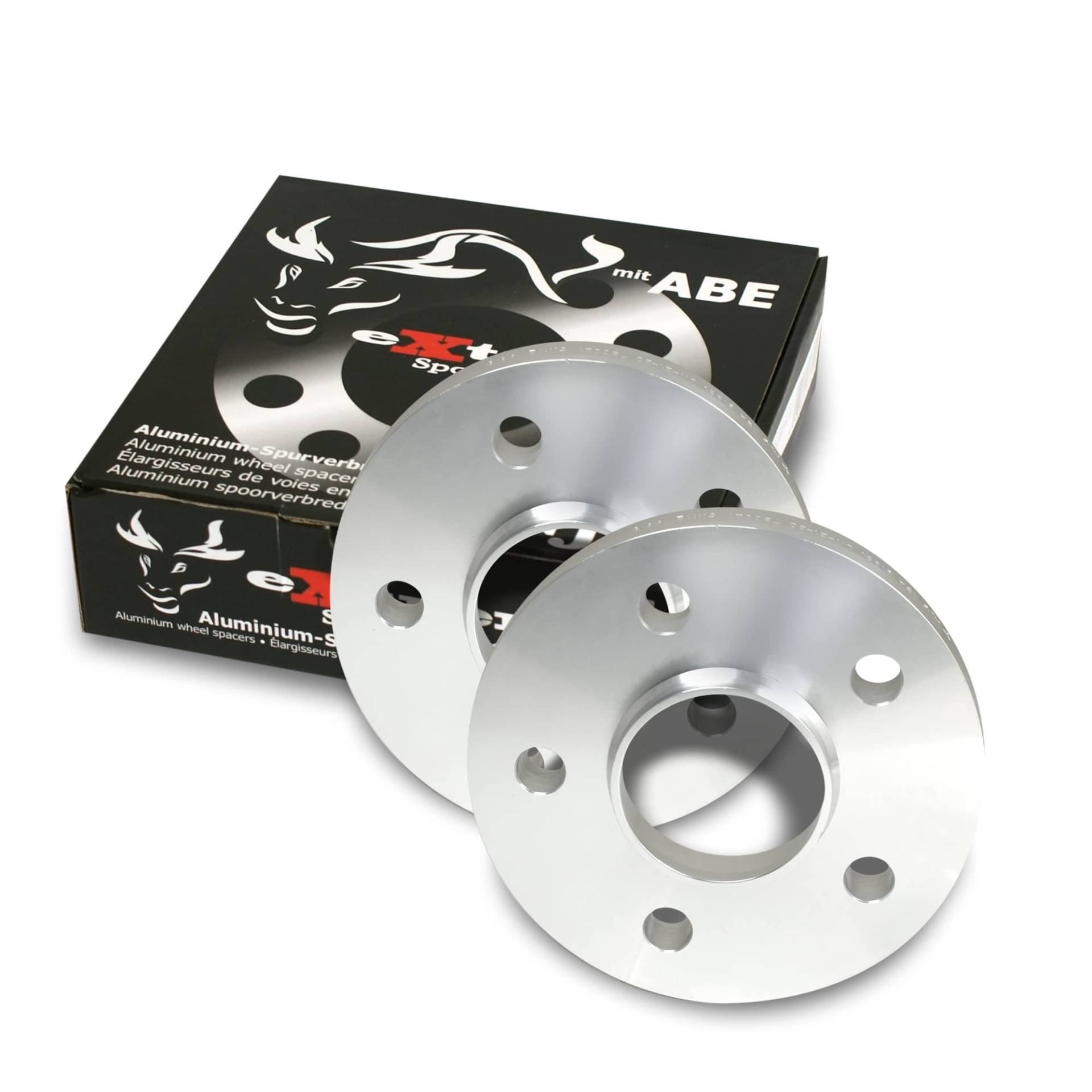 NJT eXtrem 780021 Cales Elargisseurs de voies 40mm (paire) - 20mm (épaisseur par Cale) Entraxe 5/112, Alésage central 66,6 mm, Av. Centrage von NJT eXtrem