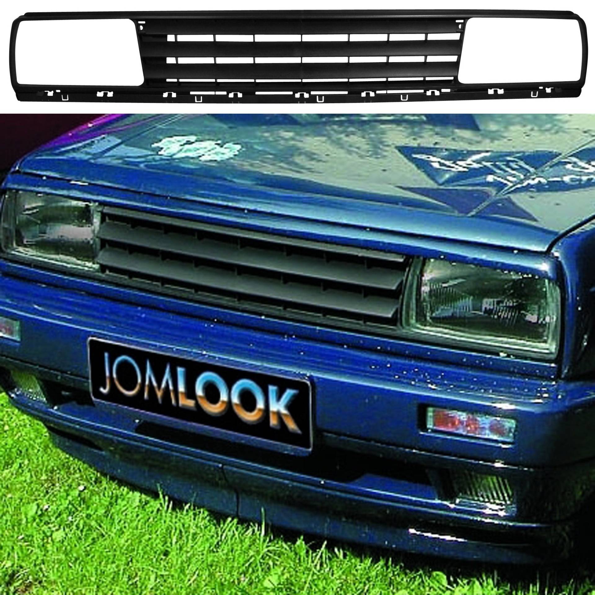 JOM 165853653OE Kühlergrill ohne Emblem, schwarz von JOM Car Parts & Car Hifi GmbH