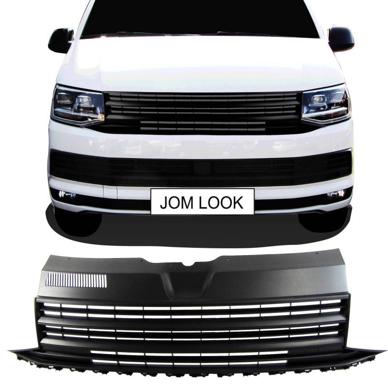 JOM 7H6853653JOE Kühlergrill ohne Emblem, schwarz für VW T6 von JOM Car Parts & Car Hifi GmbH