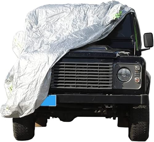 Autoabdeckung, wasserdicht, Allwetter-Autoabdeckungen für Autos, Hagel, UV-Schnee, Windschutz für Land Rover Defender 90 2004–2023, vollständige Außenabdeckungen, Autozubehör (für Defender 2004–2018) von JONKOKO