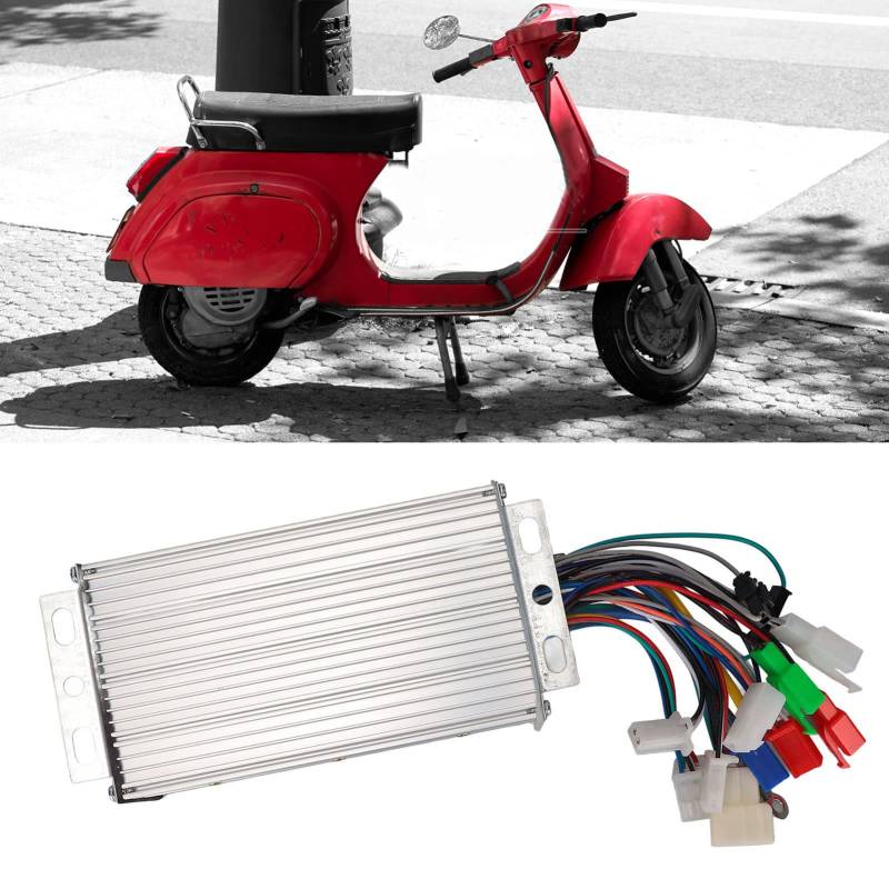 Motordrehzahlregler, 36 V/48 V, 500 W, Universeller Bürstenloser Drehzahlmotorregler mit 12 Röhren, Elektroroller-Bedienfeld für Dual-Mode-Elektroroller-Fahrradzubehör von JOROBURO