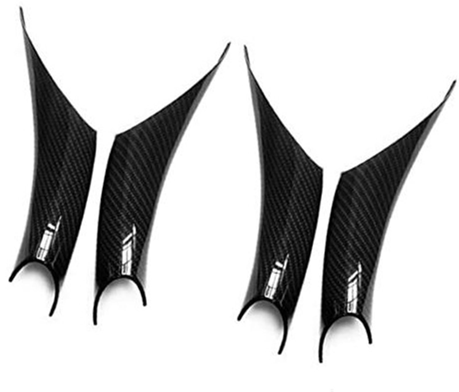 JOVERI, for, 3 4 Series E90 E91 F30 F35 F32 F34 Car Styling Innentürverkleidung Haltegriff Armlehne Schutzhülle Schutzaufkleber für Griffe(Black 4pcs for F30) von JOVERI