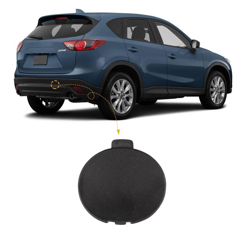 JOVERI, for Mazda, CX-5 2013–2016, KD53-50-EK1A-9U KD53-50-EK1A Autozubehör, hintere Stoßstange, Abschlepphakenkappe, Abschleppösenabdeckung Abdeckkappe für Abschlepphakenöse von JOVERI